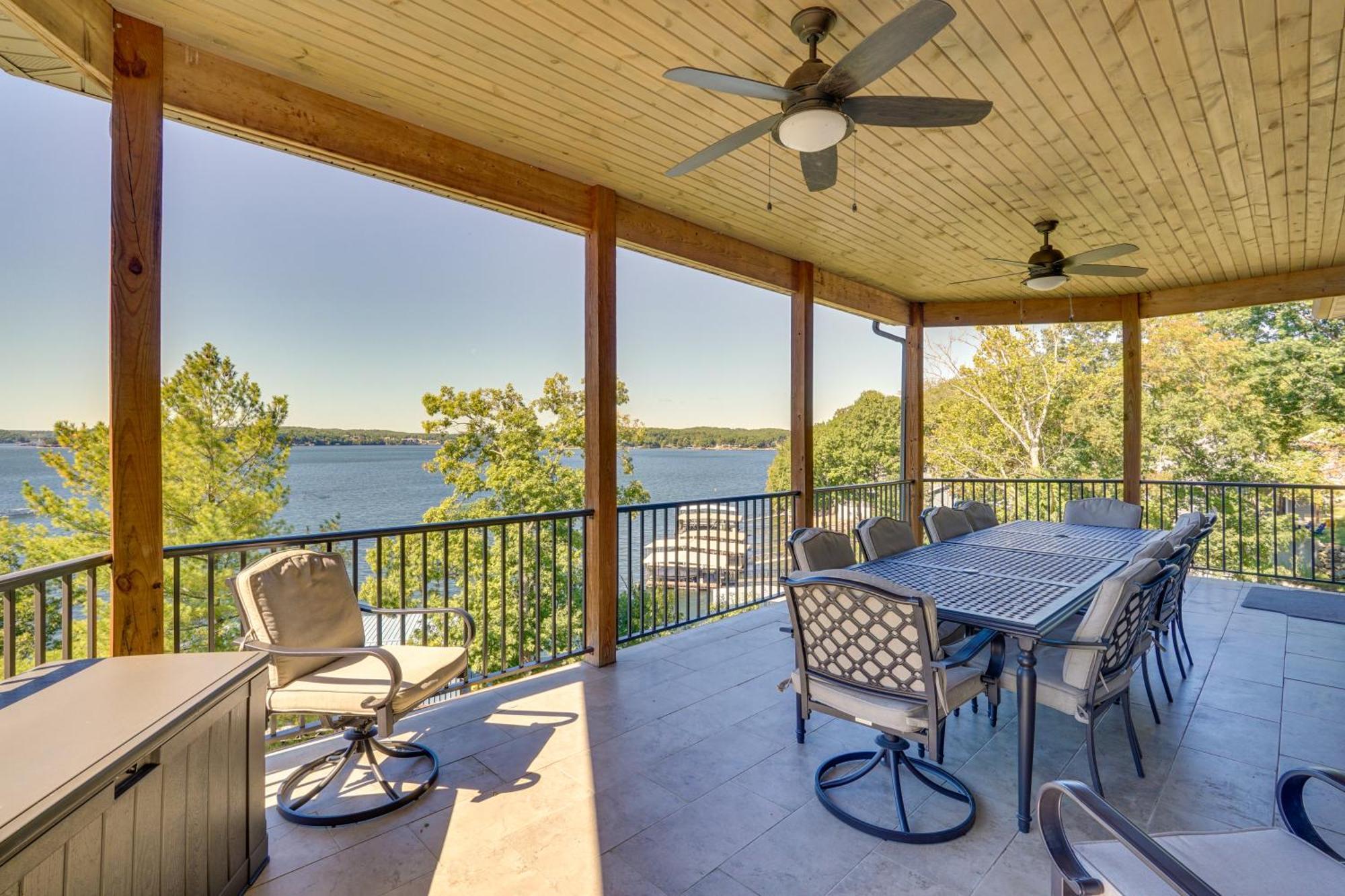 Вилла Spacious Lake Of The Ozarks Escape With Deck And Views Linn Creek Экстерьер фото